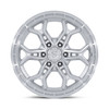 20" Fuel FV896 Heathen Gloss Silver Machined Face 20x9 Wheel 6x5.5 1mm Truck Rim Offroad SUV Rim