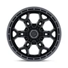 Set 4 20" Fuel FC896 Heathen Gloss Black Gloss Gunmetal Lip 20x9 6x135 1mm Wheels Offroad Truck SUV Rims