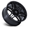 20" Fuel FC909 Weapon Gloss Black 20x10 Wheel 6x5.5 (6x139.7) -18mm Offroad Rim Lifted Truck SUV Wheel