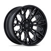 22" Fuel FC409 Hive Gloss Black Milled 22x10 Wheel 6x135 -18mm Offroad Truck Rim