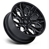 20" Fuel FC409 Hive Gloss Black Milled 20x9 Wheel 6x5.5 (6x139.7) 1mm Offroad Rim