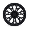 Set 4 20" Fuel FC409 Hive Matte Black Gloss Black Lip 20x9 Wheels 6x135 1mm Rims Offroad Truck SUV Wheels