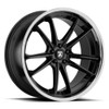Set 4 Asanti Black ABL-23 Sigma 22x10.5 5x4.5 Gloss Black Chrome Wheels 22" 35mm