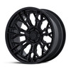 Set 4 22" Fuel FC409 Hive Matte Black W/ Gloss Black Lip 22x9.5 6x135 20mm Rims Offroad Truck SUV Wheels