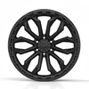 Set 4 17" TIS 556SB Satin Black w/Satin Black Ring Wheels 17x9 6x135  0mm Rims