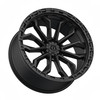 Set 4 17" TIS 556SB Satin Black w/Satin Black Ring Wheels 17x9 6x135  0mm Rims