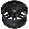 Set 4 20" Edge Off Road 303B Gloss Black Wheels 20x9 5x5 5x5.5 0mm Truck Rims