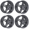 Set 4 20" Edge Street 354A Anthracite Wheels 20x8.5 5x4.5 5x120 40mm Rims