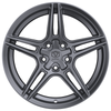 Set 4 20" Edge Street 354A Anthracite Wheels 20x8.5 5x4.5 5x120 40mm Rims