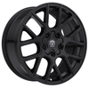 Set 4 17" Edge Street 356B Gloss Black Wheels 17x7.5 5x4.5 5x120 40mm Rims