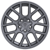 Set 4 17" Edge Street 356A Anthracite Wheels 17x7.5 5x100 5x4.5 40mm Rims