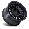 17" Fuel FC905 Ascend Matte Black Gloss Black Lip 17x9 6x5.5 (6x139.7) 1mm Wheel Offroad Truck SUV Rim