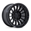 Set 4 17" Fuel FC905 Ascend Matte Black Gloss Black Lip 17x9 Wheels 6x135 1mm Rims Offroad Truck SUV Wheels