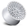 Set 4 18" Fuel FC897 Havoc Gloss Silver Machined Face 18x9 Wheels 6x5.5 1mm Rims Offroad Truck SUV Wheels