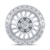 Set 4 17" Fuel FC897 Havoc Gloss Silver Machined Face 17x9 Wheels 6x5.5 -12mm Rims Lifted Offroad Tuck SUV Wheels
