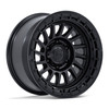 Set 4 18" Fuel FC897 Havoc Matte Black Gloss Black Lip 18x9 Wheels 5x5 1mm Rims Offroad Truck Wheels