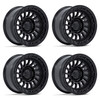 Set 4 20" Fuel FC897 Havoc Matte Black Gloss Black Lip 20x9 6x5.5 20mm Wheels