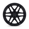 20" Fuel FC408 Flight Matte Black W/ Gloss Black Lip 20x9 Wheel 6x135 1mm Rim