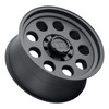 Level 8 Impact 15x8 5x5.0 Matte Black Wheel 15" -24mm Rim