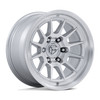 Set 4 17" Fuel FC902 Spur Gloss Silver W/ Machined Face 17x8.5 6x5.5 25mm Wheels