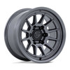 Set 4 17" Fuel FC902 Spur Gloss Gunmetal 17x9 Wheels 6x5.5 (6x139.7) -12mm Rims Lifted Offroad Truck SUV Wheels