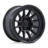 17" Fuel FC902 Spur Matte Black 17x9 Wheel 6x5.5 (6x139.7) 1mm Offroad Truck Rim