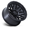 18" Fuel FC881 Surge Matte Black W/ Gloss Black Lip 18x9 Wheel 8x180 20mm Rim