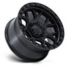 Set 4 17" Fuel FC908 Puma Matte Black Gloss Black Lip 17x9 Wheels 6x5.5 1mm Rims Offroad Truck SUC Wheels