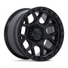 Set 4 20" Fuel FC908 Puma Matte Black W/ Gloss Black Lip 20x9 Wheels 5x5 1mm Rims Offroad Truck Wheels
