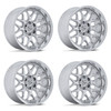 Set 4 22" Fuel FC904 Lynx Polished 22x9 Wheels 6x135 1mm Offroad Truck SUV Rims