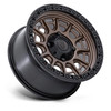 15" Fuel UTV FV832 Cycle UTV Matte Bronze W Matte Black Lip 15x7 4x156 10mm Rim Offroad Wheel