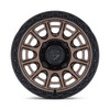 15" Fuel UTV FV832 Cycle UTV Matte Bronze W Matte Black Lip 15x7 5x4.5 10mm Rim Offroad Wheel