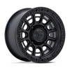 15" Fuel UTV FV832 Cycle UTV Matte Black Gloss Black Lip 15x7 Wheel 4x156 10mm Rim