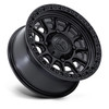 15" Fuel UTV FV832 Cycle UTV Matte Black Gloss Black Lip 15x7 Wheel 4x156 10mm Rim