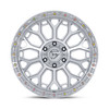 Set 4 20" Fuel FC901 Talon Gloss Silver Machined Face 20x9 Wheels 5x5 20mm Rims Offroad Truck Wheels