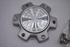 Black Rhino Silver Wheel Center Cap Hub Cap CCBR613540SFLAT 5.5" 6 Lug