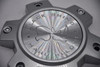 Black Rhino Silver Wheel Center Cap Hub Cap CCBR613540SFLAT 5.5" 6 Lug