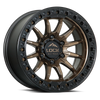 20" Lock Offroad Trail Matte Bronze Matte Black Ring 20x10 Wheel 6x5.5 18mm Rim Offroad Truck SUV Wheel