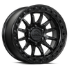 Set 4 20" Lock Offroad Trail Matte Black Gloss Black Ring 20x10 8x180 18mm Rims Offroad Truck Wheels