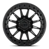 20" Lock Offroad Trail Matte Black W Matte Black Ring 20x9 Wheel 8x6.5 1mm Rim
