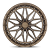 18" Katana Racing KR12 Matte Bronze Wheel 18x8 5x4.25 (5x108) 40mm Racing Rim