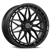 Set 4 17" Katana Racing KR12 Matte Black Wheels 17x7.5 5x112 40mm Racing Rims