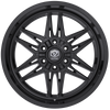 22" Edge Off Road 303B Gloss Black Wheel 22x12 5x5 5x5.5 -44mm Lifted Truck Rim