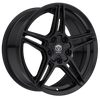 16" Edge Street 354B Gloss Black Wheel 16x7.5 5x100 5x4.5 (5x114.3) 40mm Rim