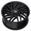 20" Edge Street 355B Gloss Black Wheel 20x8.5 5x4.5 (5x114.3) 5x120 40mm Rim