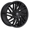 Set 4 17" Edge Street 355B Gloss Black Wheels 17x7.5 5x4.5 5x120 40mm Rims