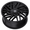Set 4 17" Edge Street 355B Gloss Black Wheels 17x7.5 5x4.5 5x120 40mm Rims