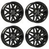 Set 4 20" Vision 305 Rekluse Gloss Black 20x9 Wheels 5x5 -12mm Lifted Truck Rims