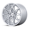 20" American Racing AR955 Stampede Gloss Silver 20x11 5x4.5 (5x114.3) 50mm Wheel