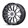 20" Asanti Black AB051 Envoy Gloss Black Machined Face 20x9 5x112 5x4.5 35mm Rim